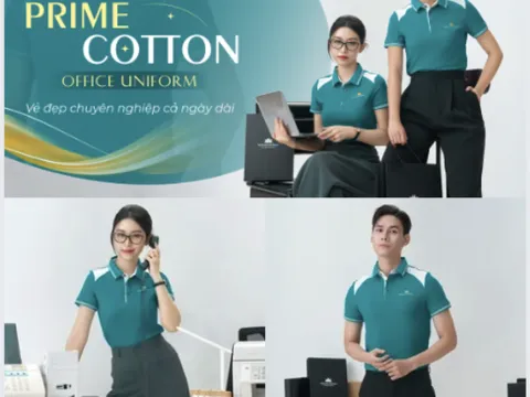 8 giờ làm việc thoải mái với chiếc áo thun đồng phục cao cấp từ vải Prime Cotton